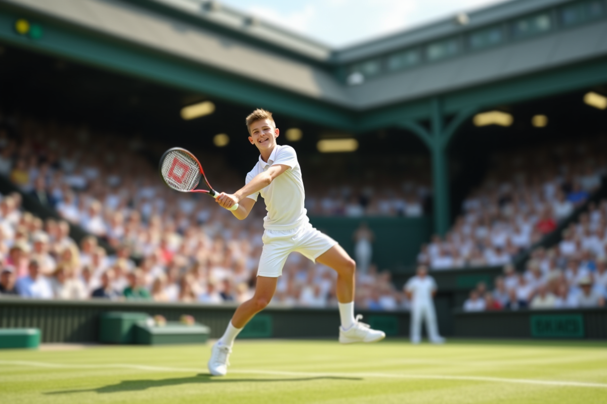 jeune tennisman