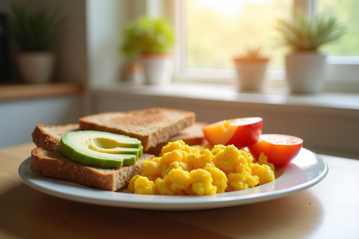 petit-déjeuner sain
